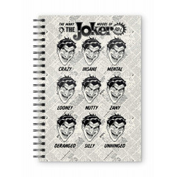 DC COMICS compatible - Joker Faces - Cahier spirale A5
