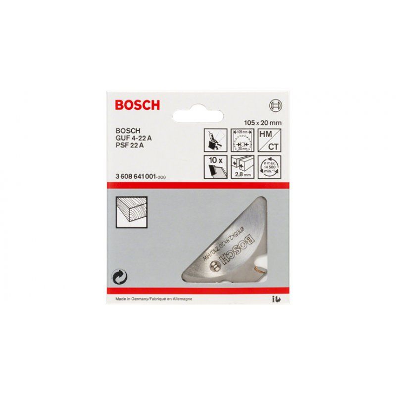 Bosc Schlitzfraeser 105x20-22 | 3608641002