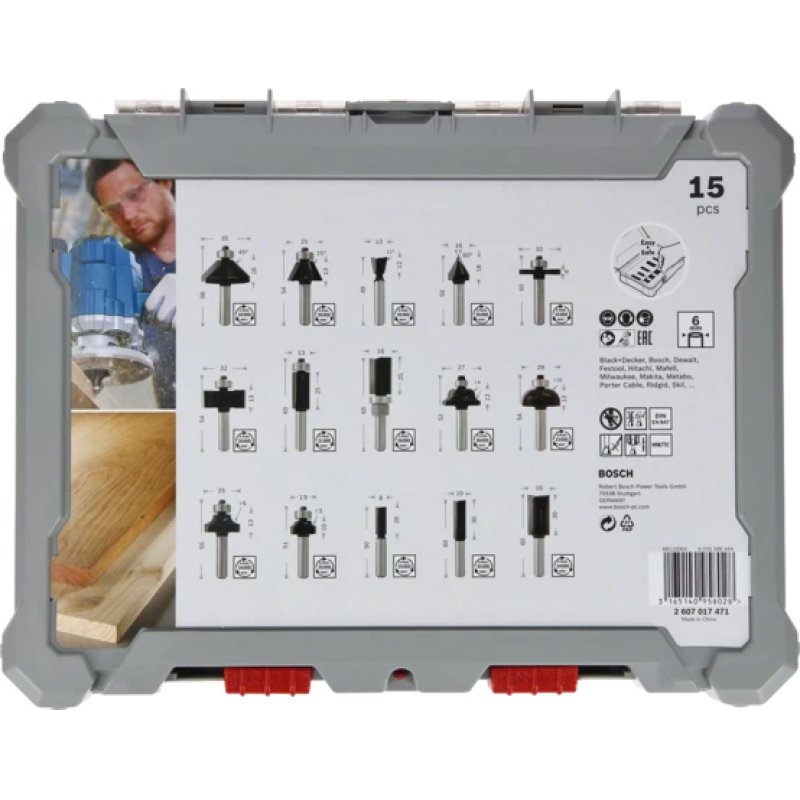 Bosc Fräser Set 2607017472       15 tlg. | 2607017472
