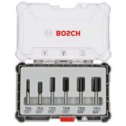 Bosc Fräsersatz 6 pcs Straight 6mm shank | 2607017465