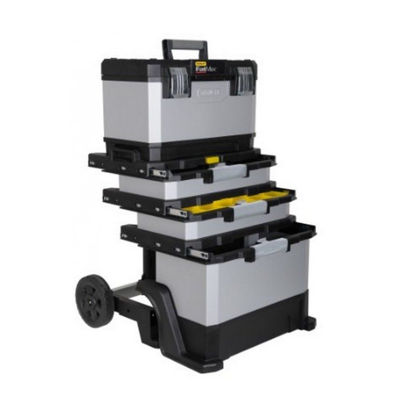 Stanley 1-95-622 small parts/tool box Metal, Plastic Black, Grey