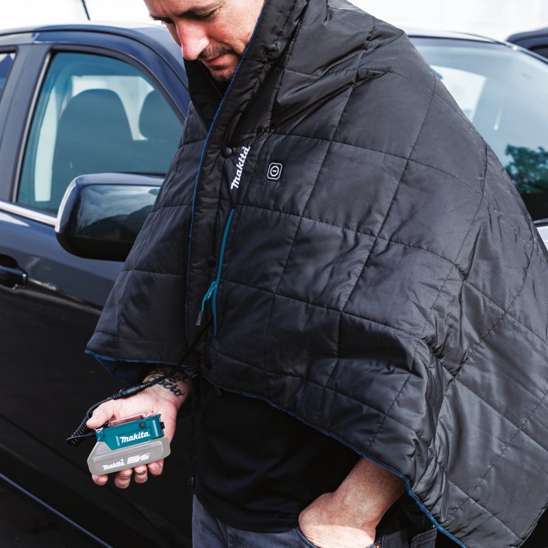 Makita DCB200A electric blanket Black Polyester