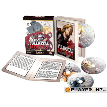 FULLMETAL ALCHEMIST - Partie 1/2 Edit. Gold (5 DVD + Livret)