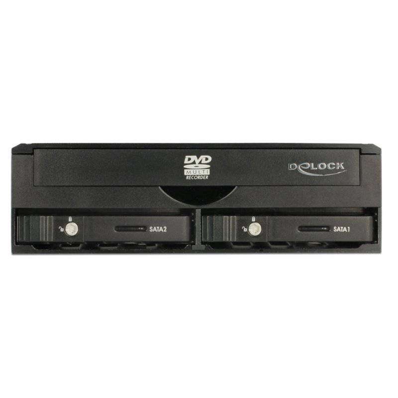 DeLOCK 47230 ODD enclosure 13.3 cm (5.25") SATA III Black
