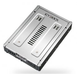 Icy Dock MB982IP-1S-1 storage drive docking station Silver