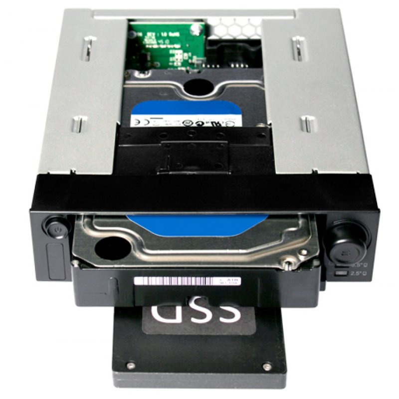 IcyDock MB971SP-B | DuoSwap 2,5"+3,5" Wechselrahmen