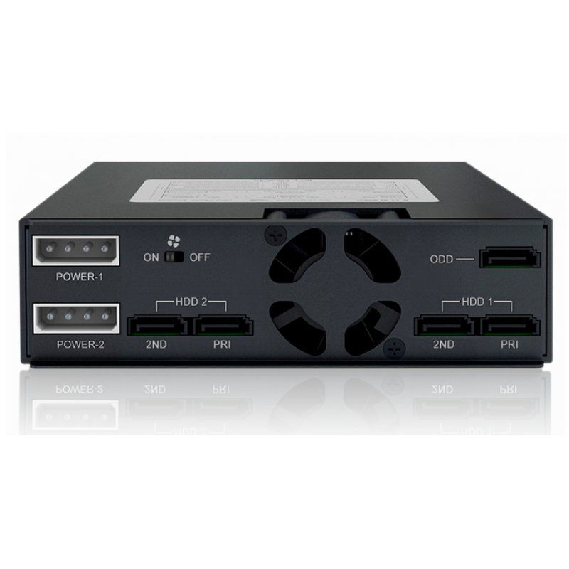 Icy Dock MB994IPO-3SB drive bay panel 2x 2.5" Storage drive tray Black