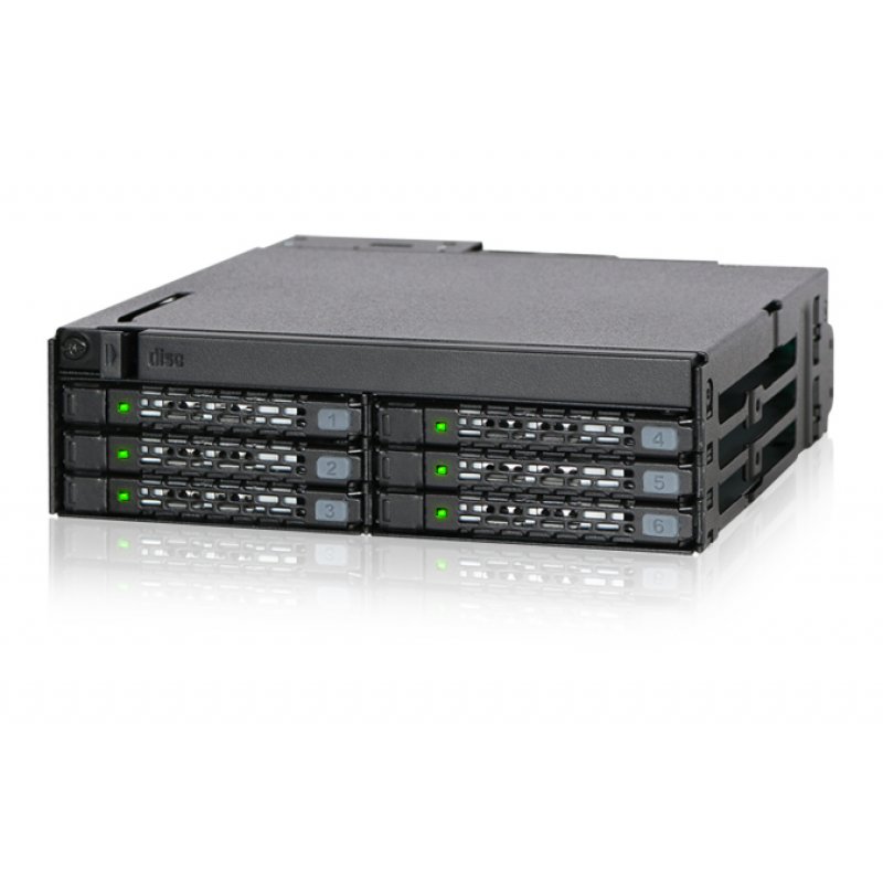 Icy Dock MB606SPO-B drive bay panel Black