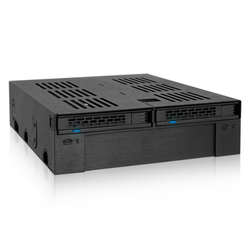 IcyDock MB322SP-B | 2x 2,5" SATA/SAS HDD/SSD und 1x 3,5" HDD