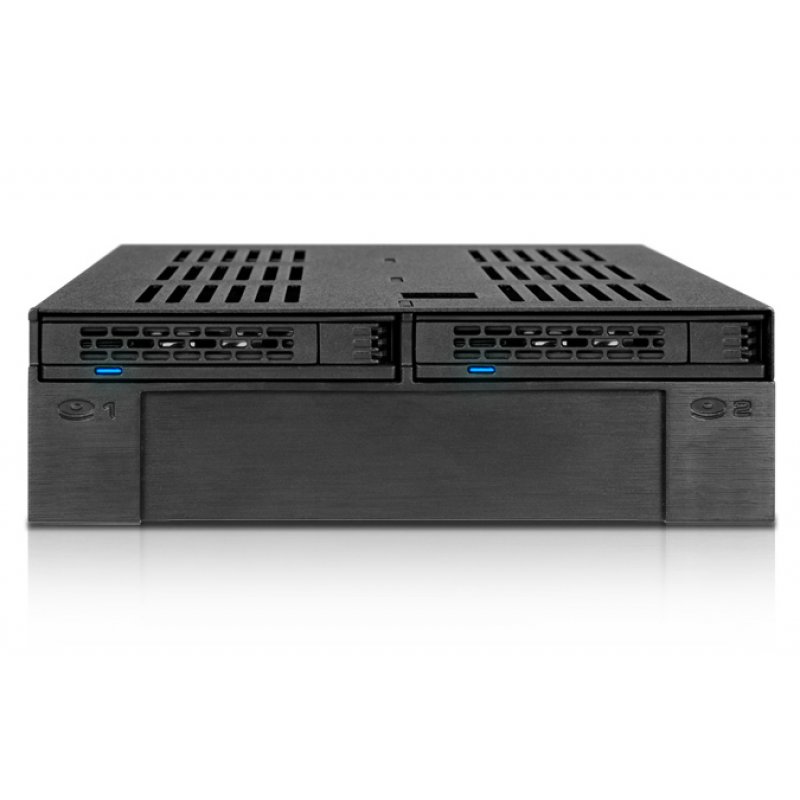 IcyDock MB322SP-B | 2x 2,5" SATA/SAS HDD/SSD und 1x 3,5" HDD