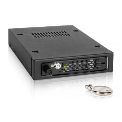 Icy Dock MB491SKL-B Obturateur de baie de lecteur 8,89 cm (3.5") Panneau de support Noir