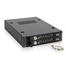 Icy Dock MB492SKL-B Obturateur de baie de lecteur Noir