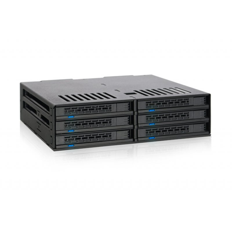 Icy Dock MB326SP-B disk array Rack (1U) Black