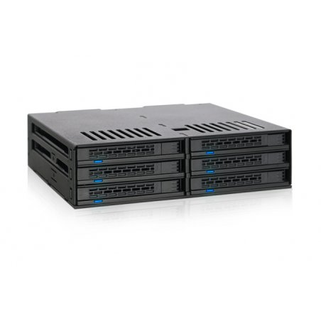 Icy Dock MB326SP-B disk array Rack (1U) Black