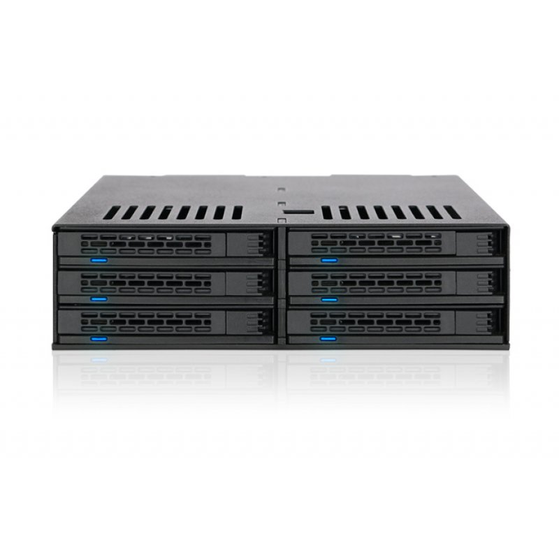 Icy Dock MB326SP-B disk array Rack (1U) Black