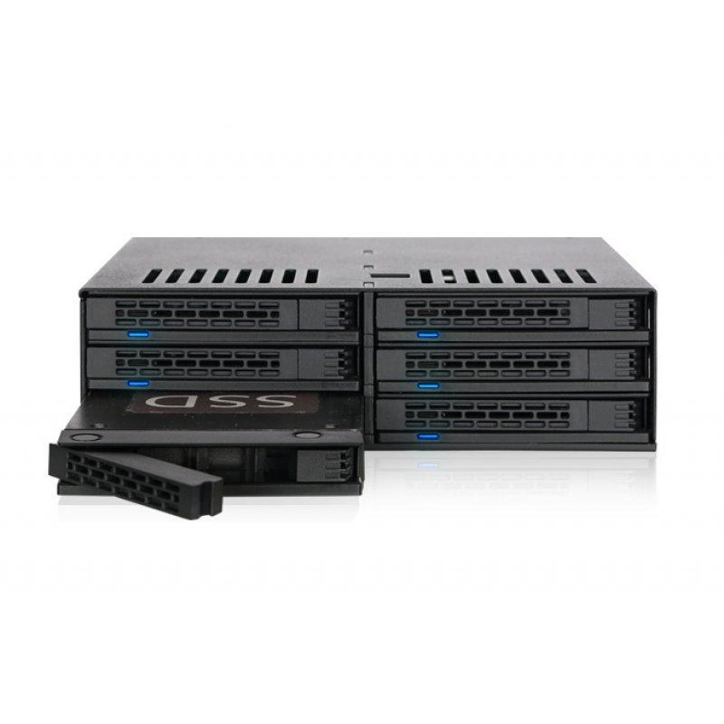 Icy Dock MB326SP-B disk array Rack (1U) Black