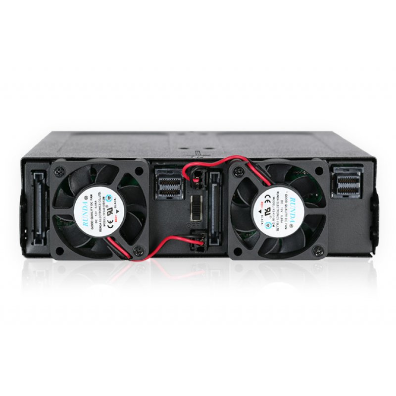 Icy Dock MB998IP-B Obturateur de baie de lecteur Noir