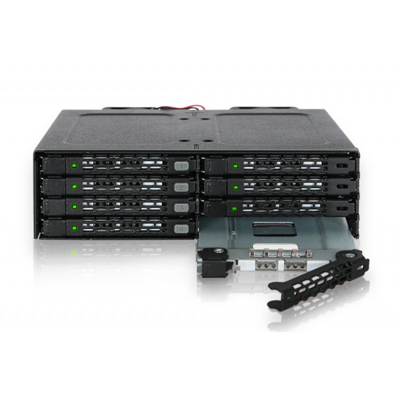 Icy Dock MB998IP-B Obturateur de baie de lecteur Noir