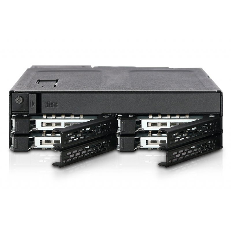 Icy Dock MB604SPO-B drive bay panel Black