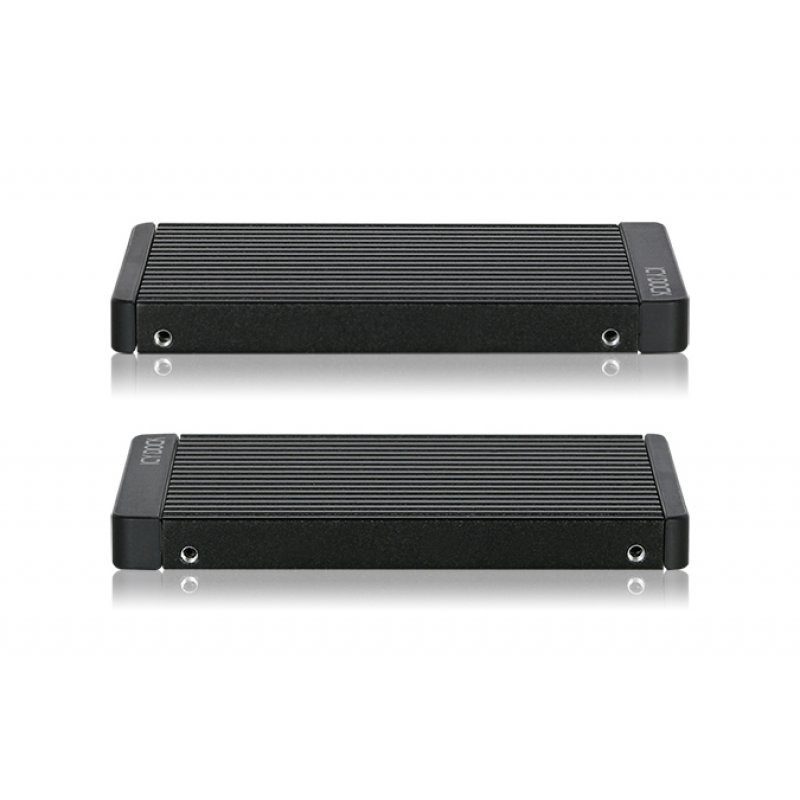 RaidSonic MB705M2P-B Boîtier de disques de stockage Enceinte ssd Noir M.2