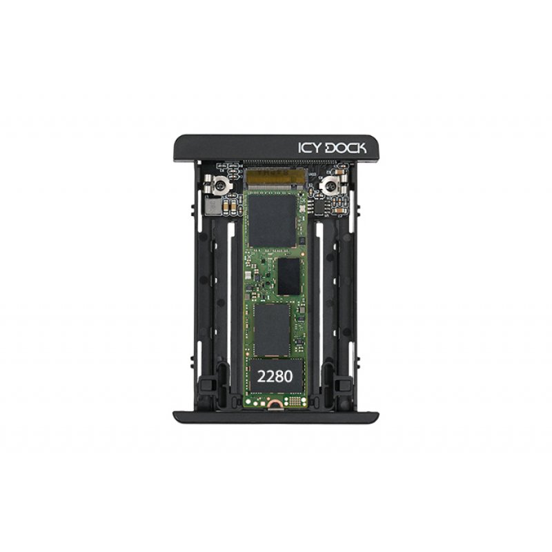 RaidSonic MB705M2P-B storage drive enclosure SSD enclosure Black M.2