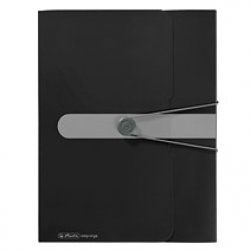 Herlitz 11206117 fichier Polypropylène (PP) Noir A4