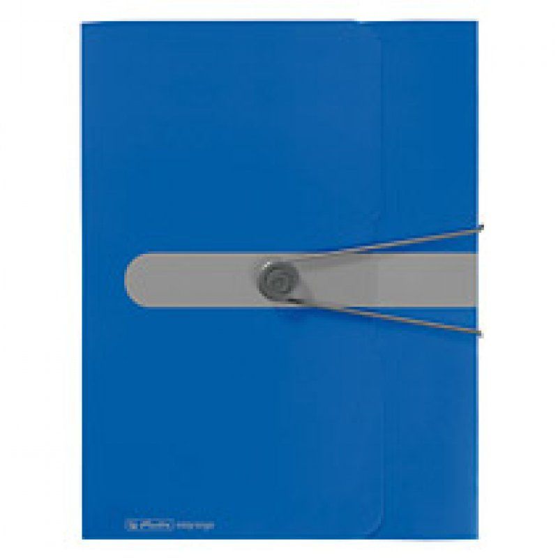 Herlitz 11206125 fichier Polypropylène (PP) Bleu A4