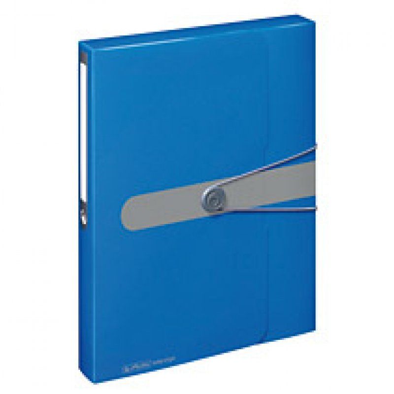Herlitz 11206125 fichier Polypropylène (PP) Bleu A4