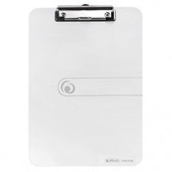 Herlitz 11205697 clipboard A4 Metal, Plastic, Polystyrene Transparent