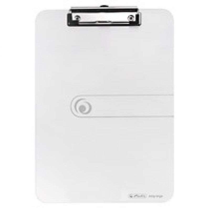 Herlitz 11205697 clipboard A4 Metal, Plastic, Polystyrene Transparent