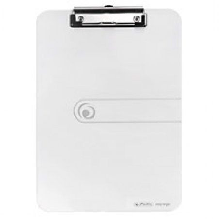 Herlitz 11205697 clipboard A4 Metal, Plastic, Polystyrene Transparent
