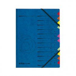 Herlitz 5001128 intercalaire de classement Bleu