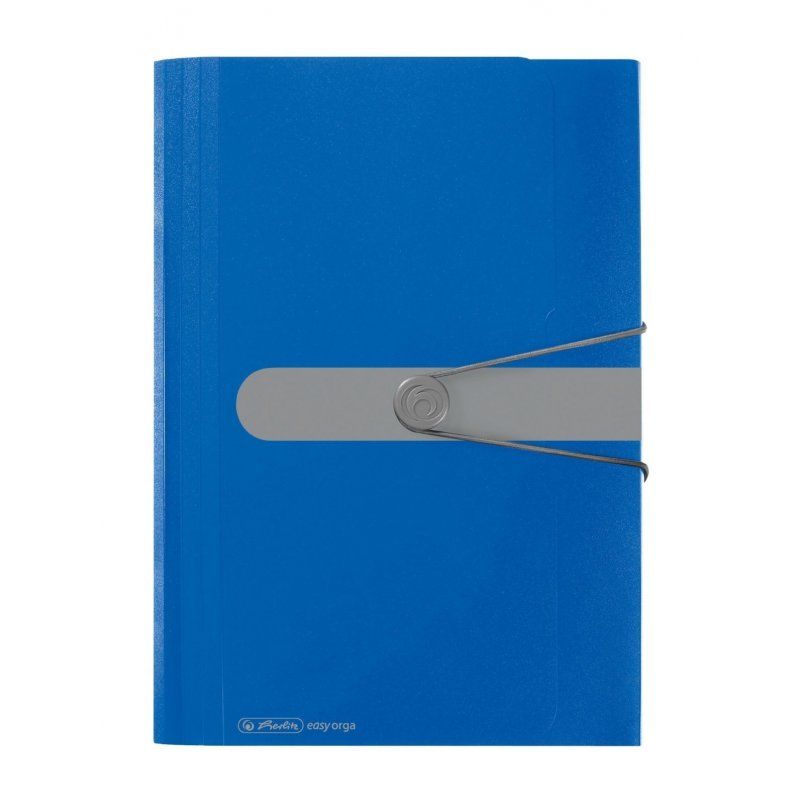 Herlitz 11208402 fichier Polypropylène (PP) Bleu A4
