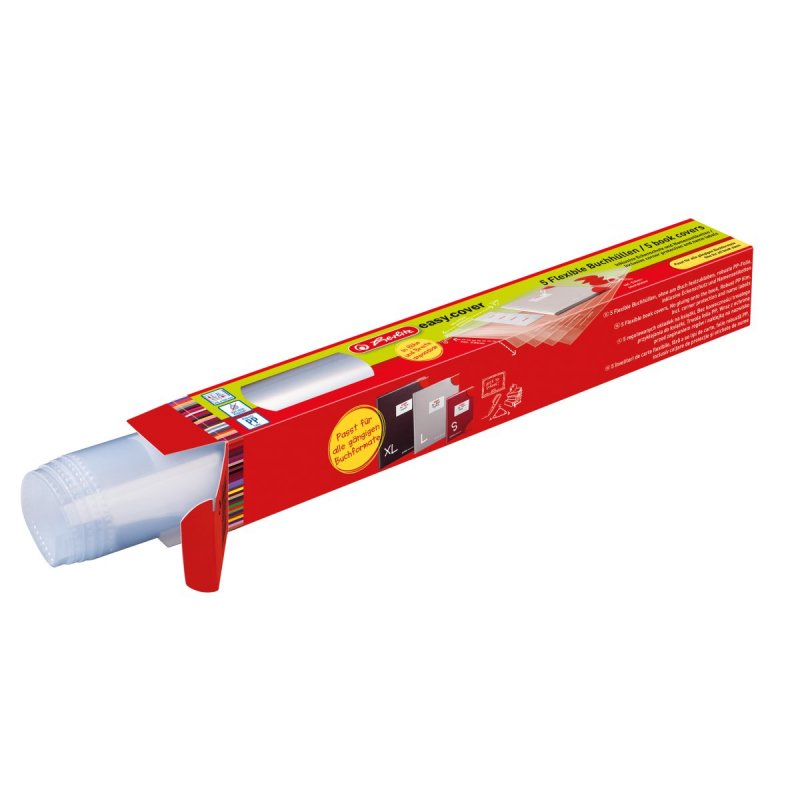 Herl Buchhülle easy cover 5er Pack