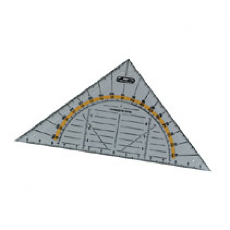 Herlitz 08700304 triangle Plastique Transparent 1 pièce(s)