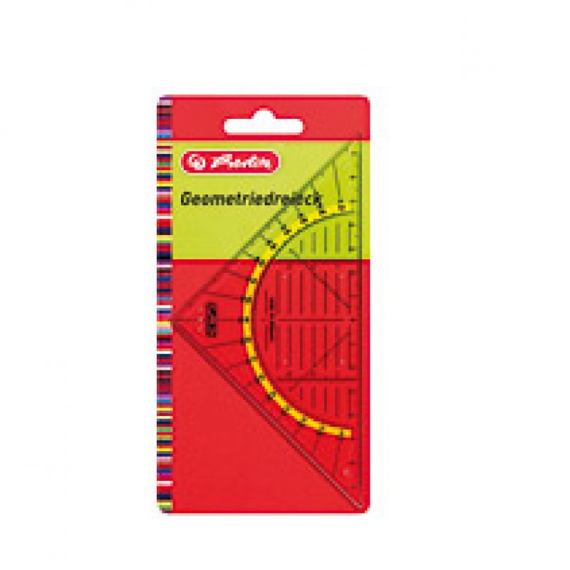 Herlitz 08700304 triangle Plastic Transparent 1 pc(s)