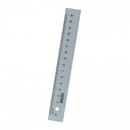 Herlitz 8700601 ruler Desk ruler 160 mm Plastic Transparent 1 pc(s)