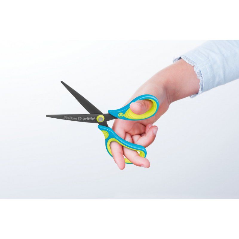 Pelikan 810272 stationery/craft scissors Straight cut Blue, Lime