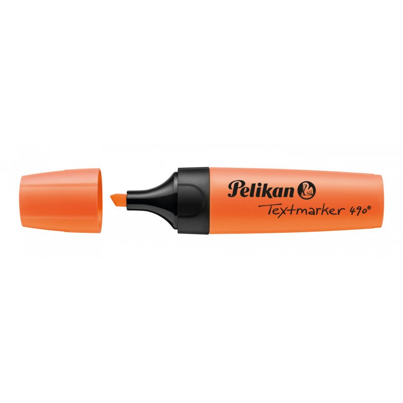 Pelikan Textmarker 490 marqueur 4 pièce(s) Vert, Orange, Rose, Jaune