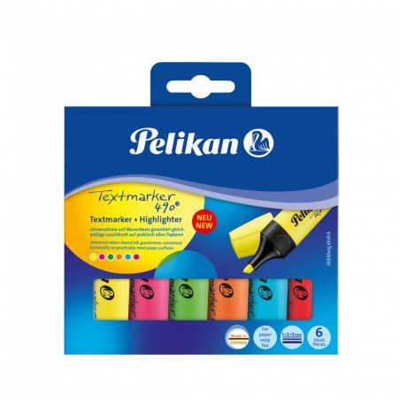 Peli Textmarker 490 6 Farben