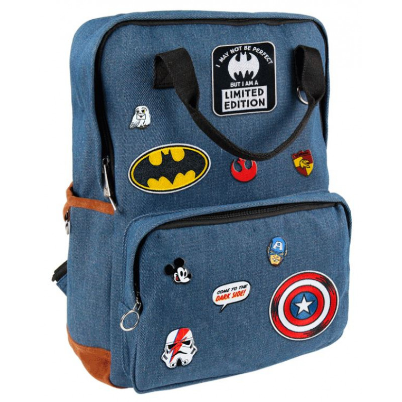 Sac à dos personnalisable en denim - Modèle A