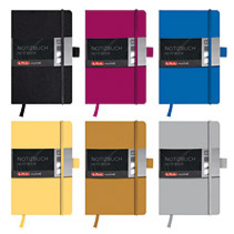 Herl Notizbuch blank 96 Bl. bk        A5