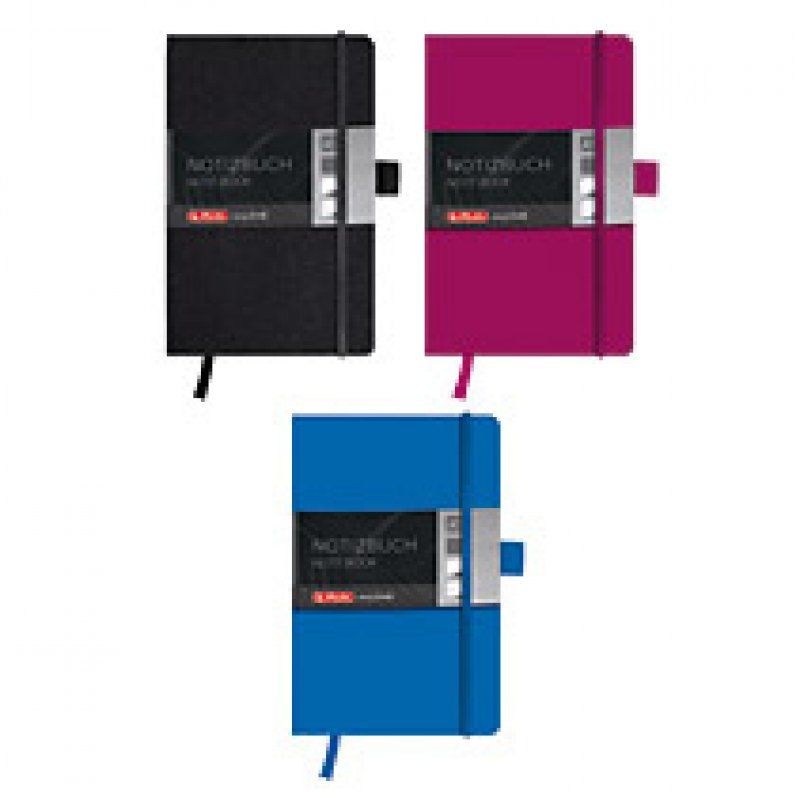 Herlitz 11369097 bloc-notes A5 96 feuilles Bleu