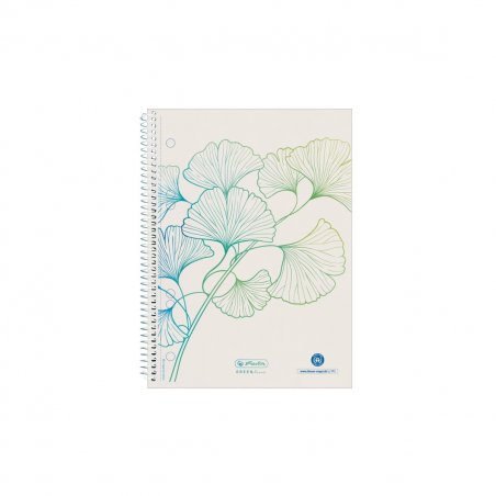 Herlitz GREENline writing notebook A5 70 sheets White