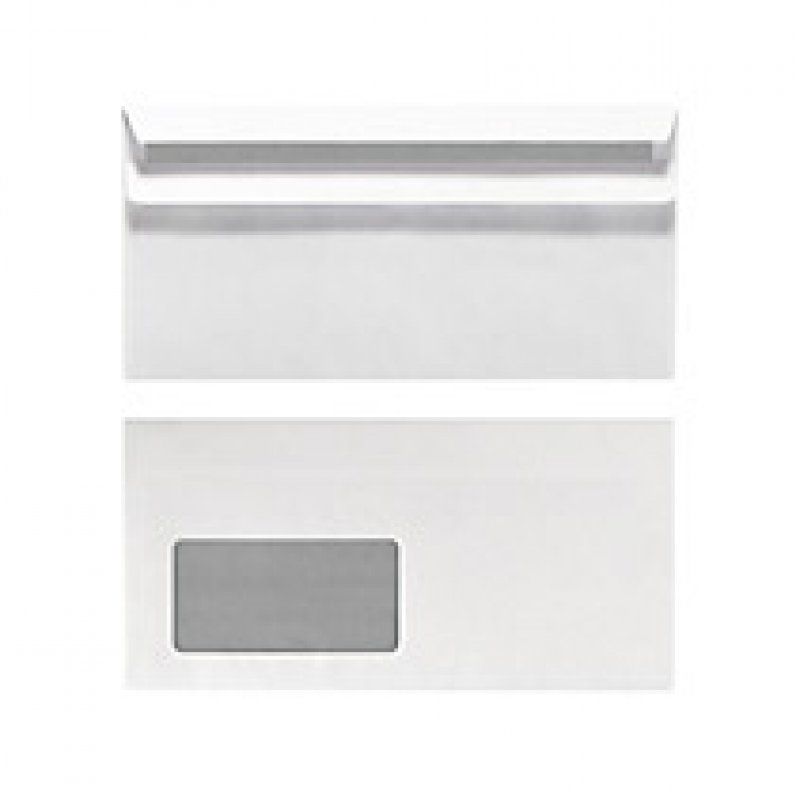 Herlitz 00768804 enveloppe DL (110 x 220 mm) Blanc 25 pièce(s)