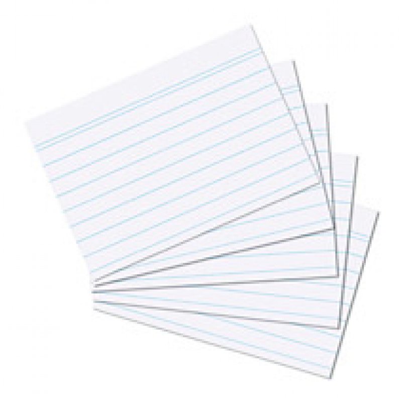 Herlitz 1150507 index card White 100 pc(s)