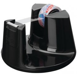 tesa Tischabroller Easy Cut Compact   bk | schwarz+1 Rolle tesafilm® kristall-klar