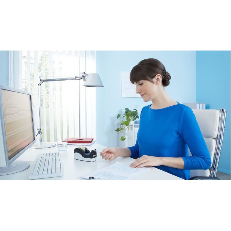 tesa Tischabroller Orca | +1 Rolle krstall-klar