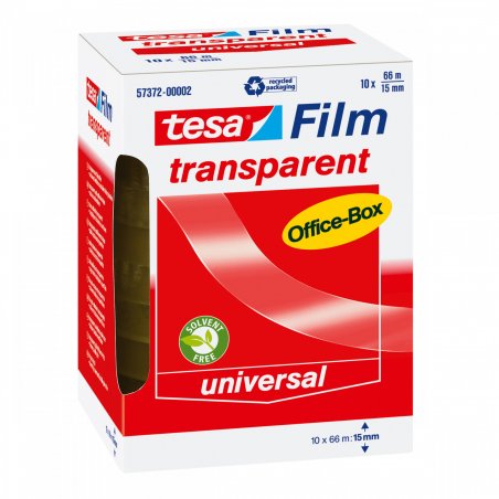 tesa transparent 10R Office Box 66mx15mm | 10 Rollen