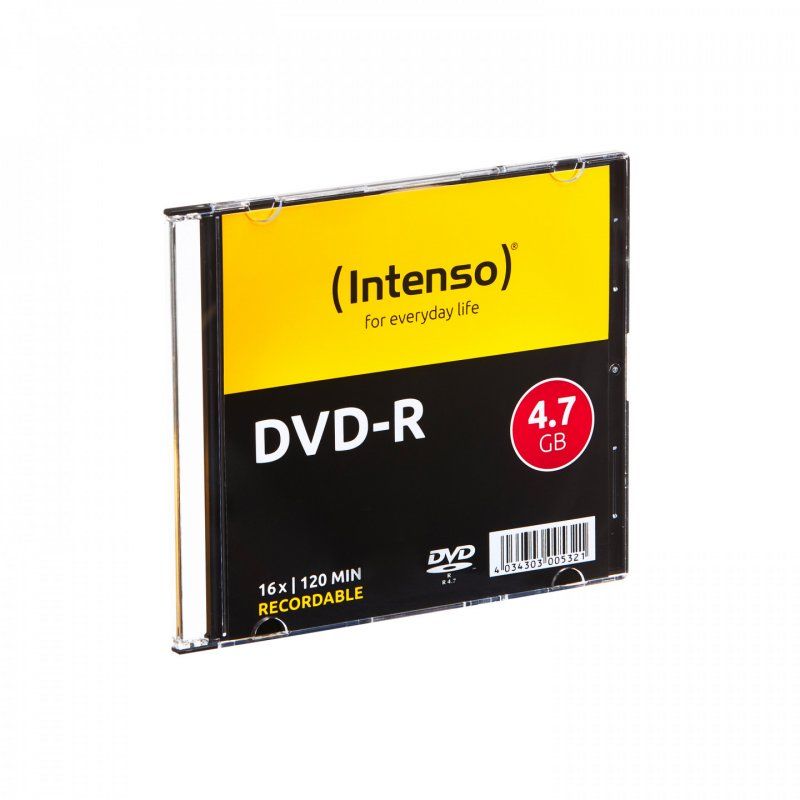 Intenso DVD-R 4.7GB, 16x 10 pc(s)